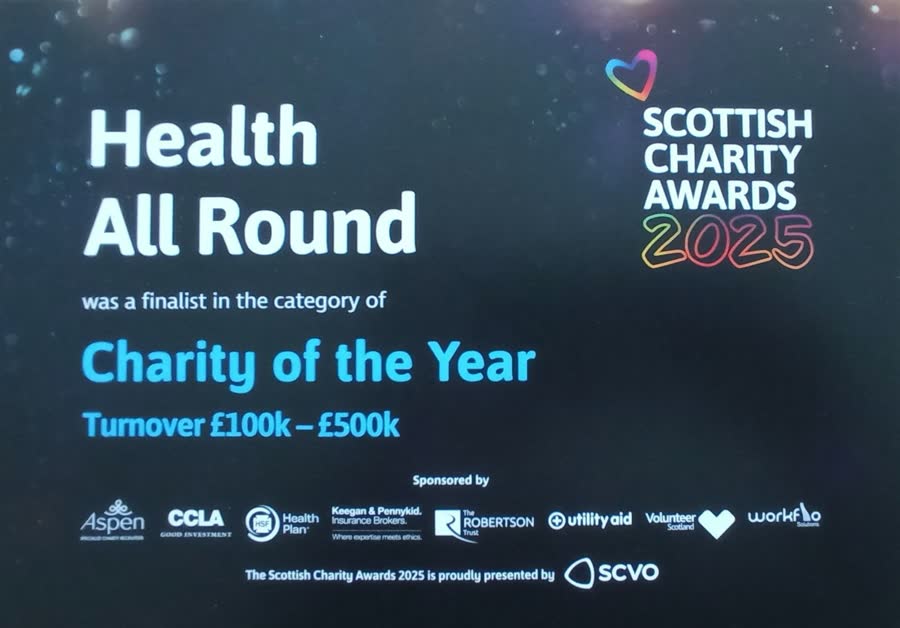 Health All Round community notice board